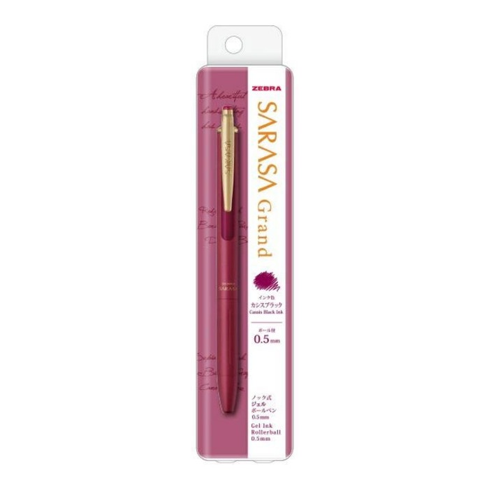

Terbaru-Cod Zebra Sarasa Grand Vintage Color Gel Ink Pen 0.5mm P-JJ56 - V Cassis Black