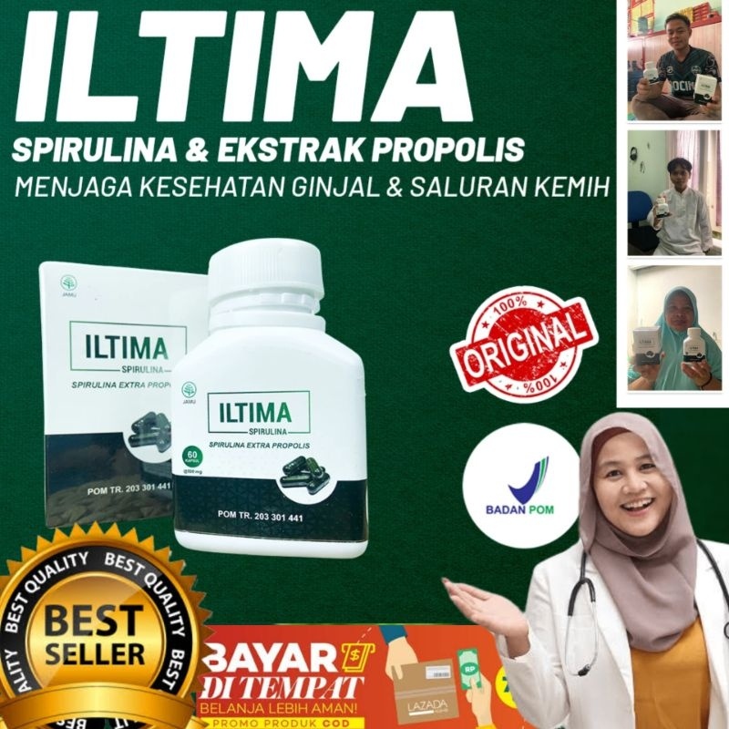 

ILTIMA - ORIGINAL BPOM | Iltima Obat Batu Ginjal, Tekanan Darah Tinggi Dan Gula Darah