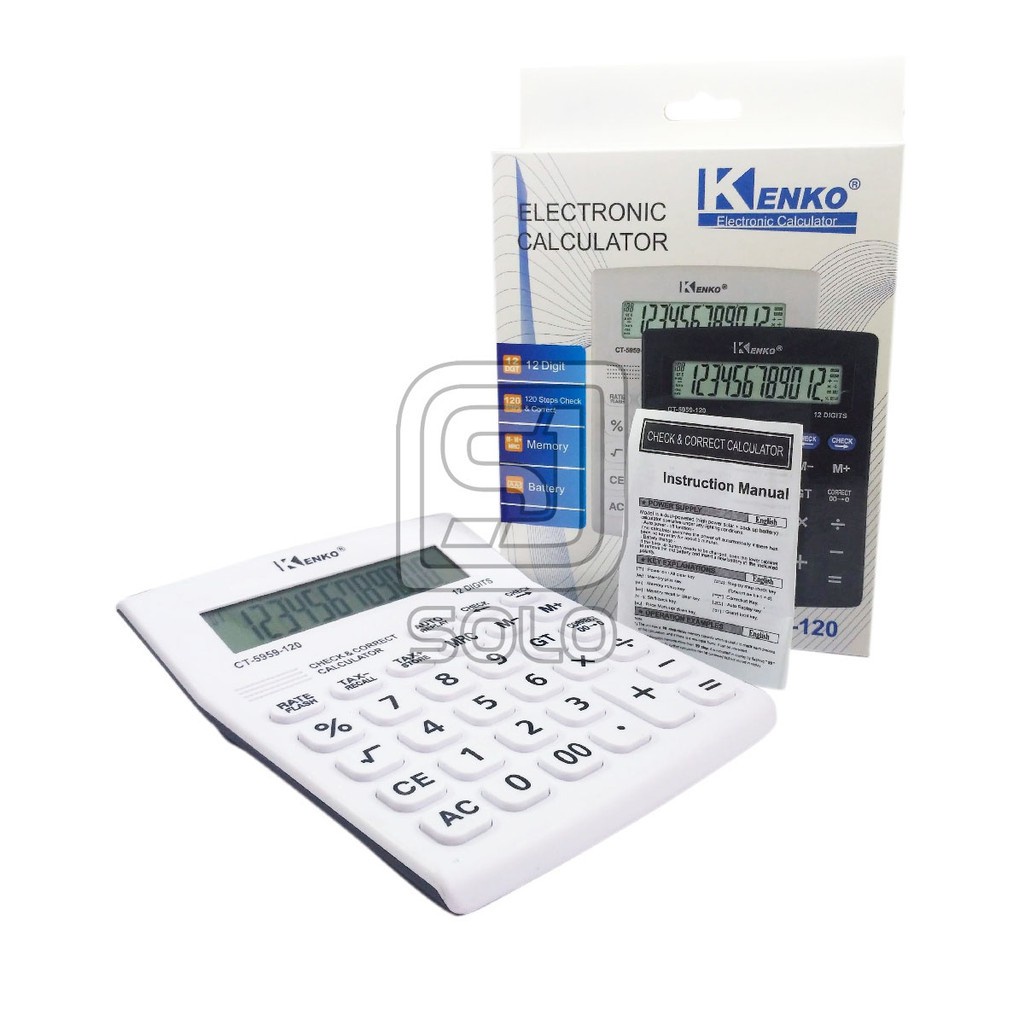 

Calculator Kalkulator KENKO CT 5959-120 Dekstop Calculator