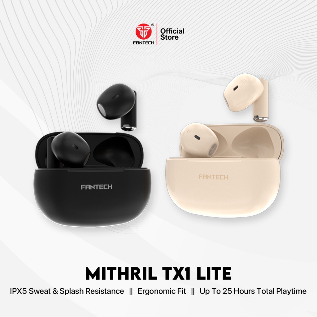 Fantech TWS Bluetooth Wireless MITHRIL TX1 LITE Built-in Microphone