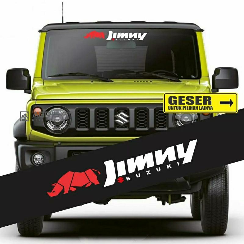 Promo Stiker Sticker Mobil Suzuki Jimny Stiker Kaca Depan Suzuki Jimny