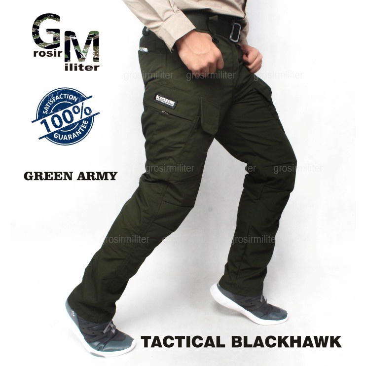 Celana Tactical Blackhawk Panjang Hijau Tactical Ripstok