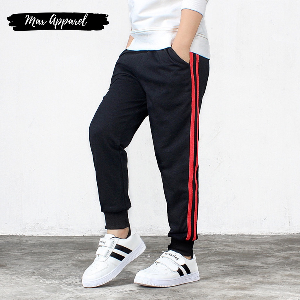 Celana Training Trening Jogger Panjang Setelan Olahraga Size Dewasa Tanggung Anak Laki Laki Perempua