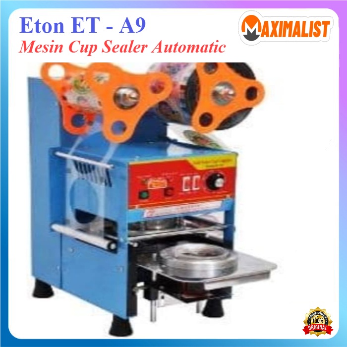 ETON ET-A9 Automatic Cup Sealer mesin Penyegel Cup Plastik Otomatis / Mesin Cup Sealer Gelas / Alat 