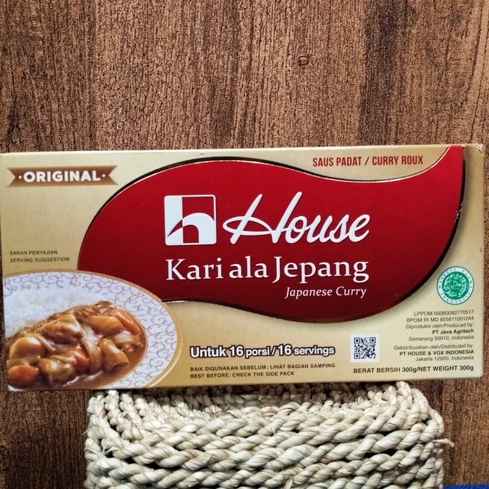 House Kari ala Jepang 300gr Halal Blok Curry Block