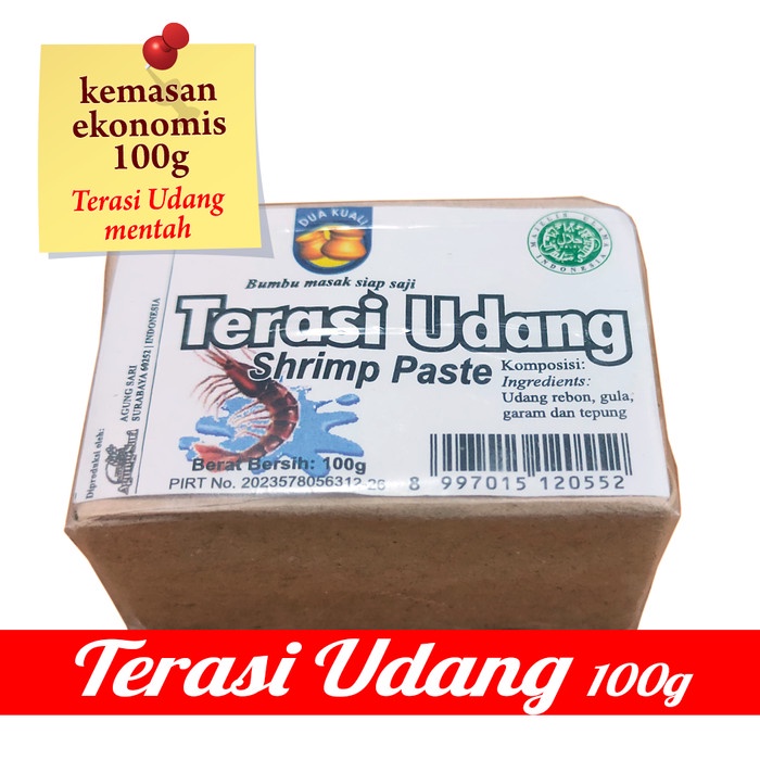 

Dua Kuali Terasi Udang 100g