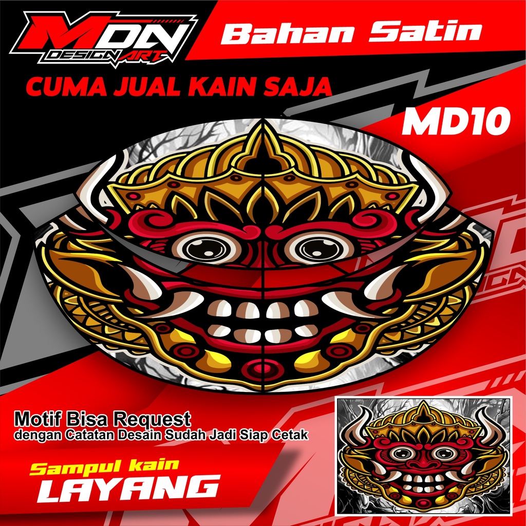 Kain Layangan Gapangan Pegon Lembaran Full Printing Bahan Satin High Quality