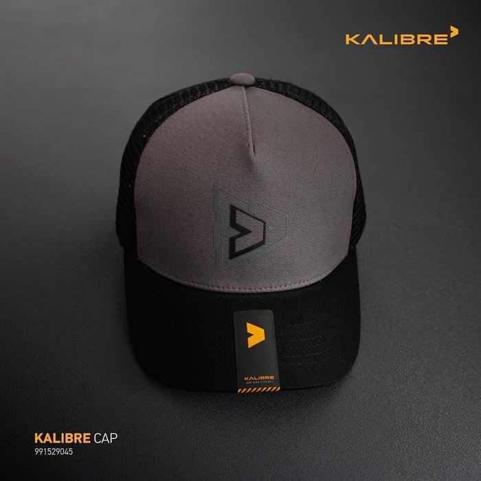 NEW-Topi Pria- Kalibre Topi Original KALIBRE-Kalibre 991529-HitamAbu_TERLARIS_BESTSELLER