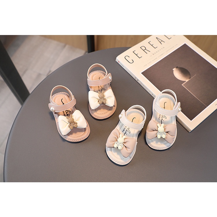 SB Sepatu Sandal Anak Perempuan Motif PITA RABBIT Umur 6 Bulan-2 Tahun