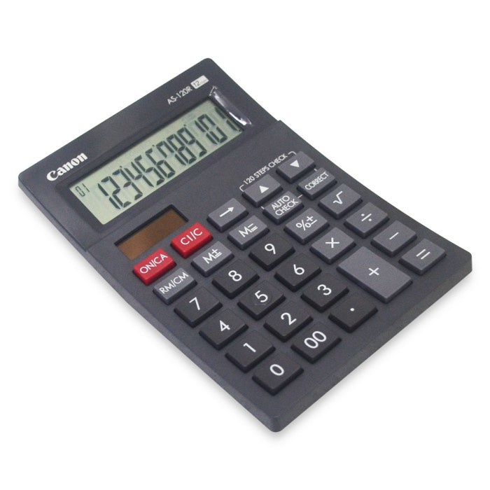 

Calculator Kalkulator Canon AS-120R Check Correct 12 Digit AS 120 R