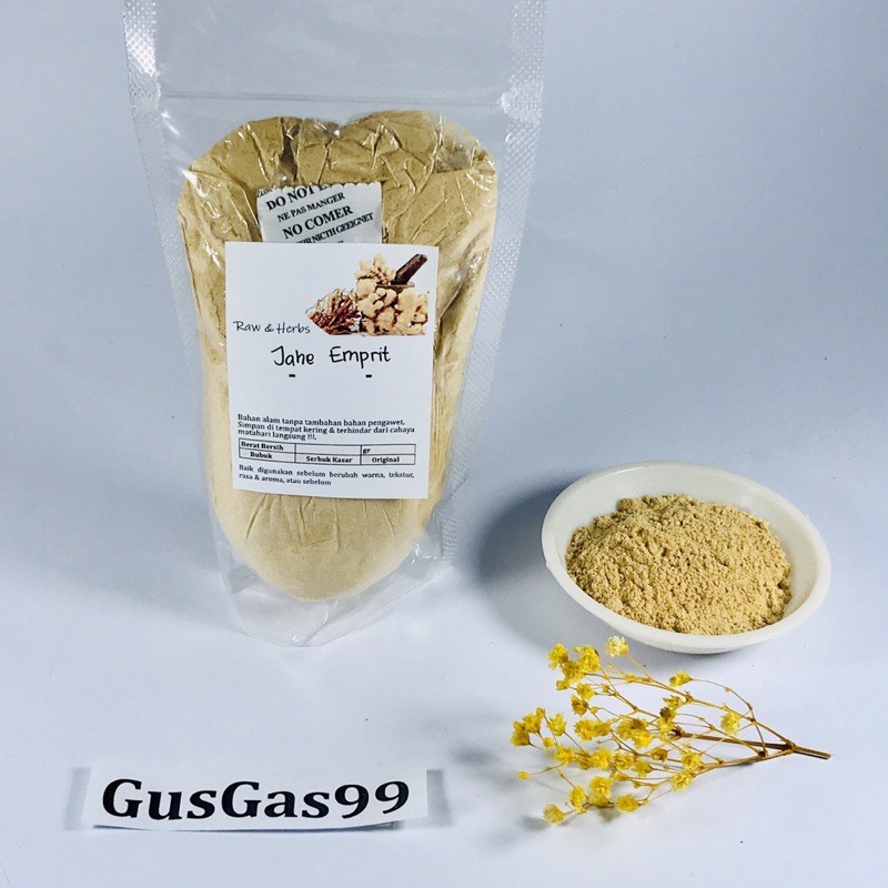 

(100g) Bubuk Jahe Emprit Murni SUPER Ginger Powder Herbal Tradisional Jurus Sehat Rempah JSR