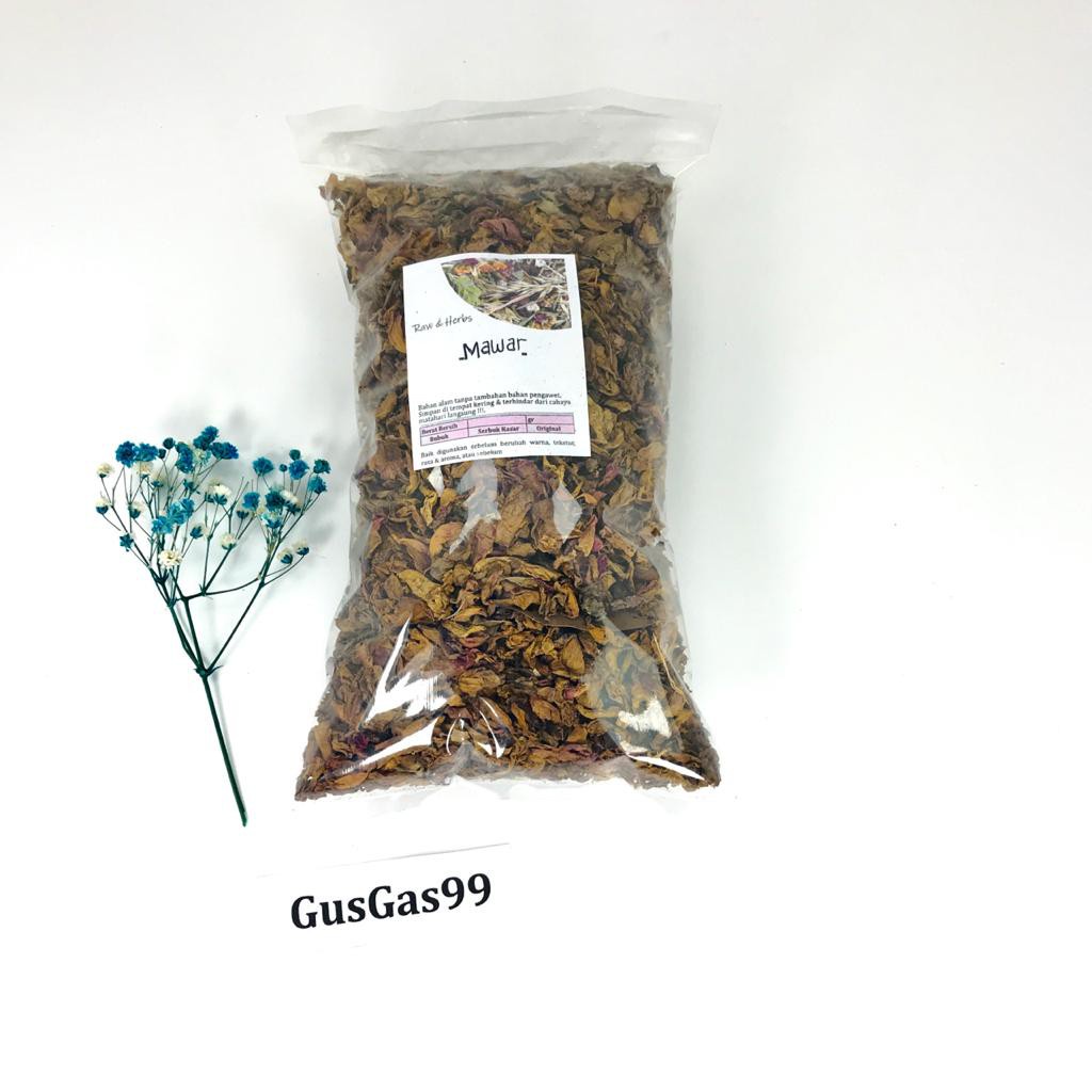 

(100gr) Bunga Mawar Kering Teh Mawar Herbal Tradisional Jurus Sehat Rempah JSR