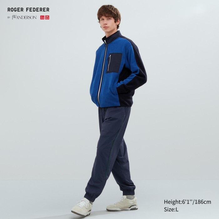 UNIQLO Celana Jogger Nilon 466465 Pria M - 69 NAVY