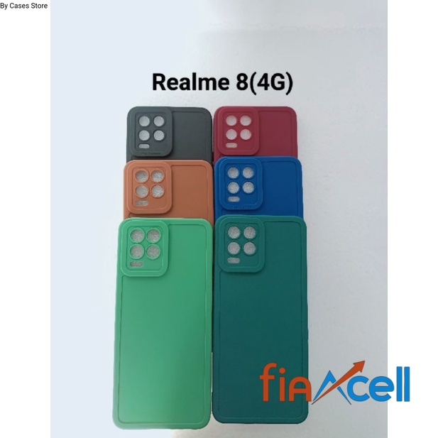 Case Pro Camera Realme 8(4G) Softcase  Makaron Protect Camera