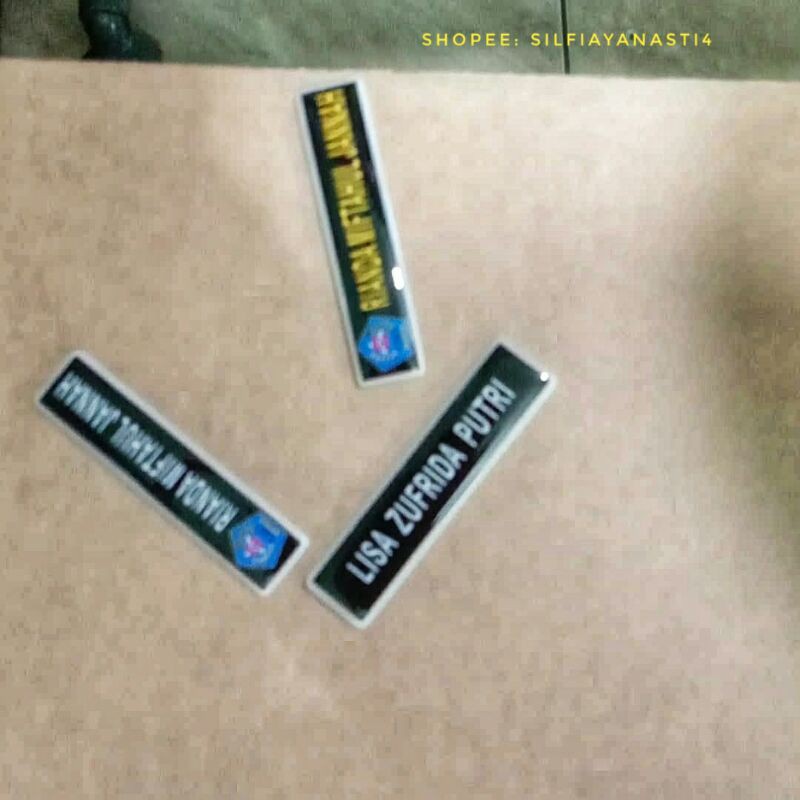 Bordir BET NAMA / NAME TAG / NAMA PEGAWAI Terbaru
