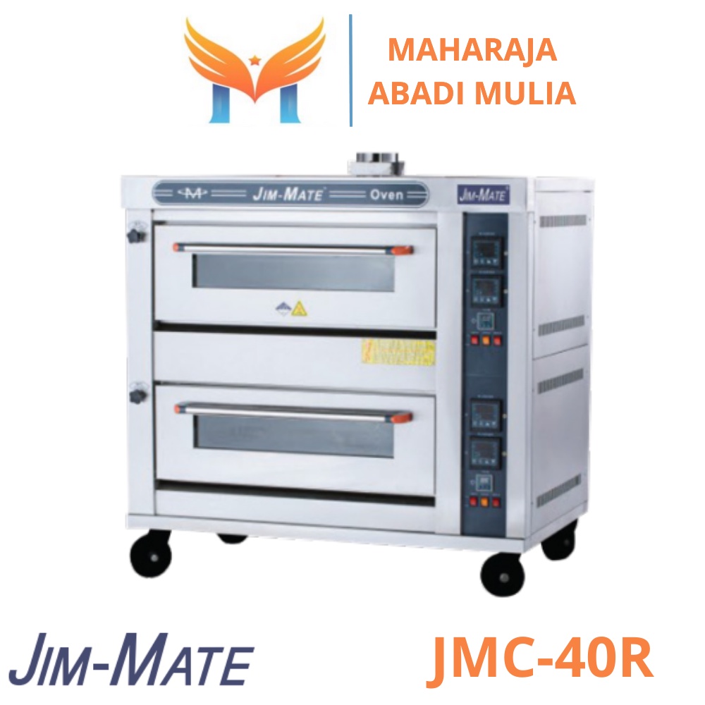 Oven Gas Deck 2 Deck 4 Tray Jim-Mate Jmc-40R Gas Deck Oven 2 Deck 4 Tray