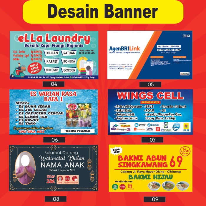 

Cetak / Print Spanduk / Banner / Baliho flexi Korea 440 Gsm Hi-Res