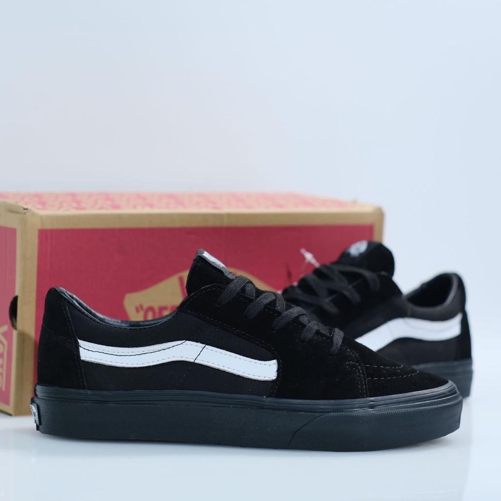 Sneakers Vans Sk8 Low Contrast Black White | Original BNIBWT 100% |  Authentic Guaranted | Sepatu Fu