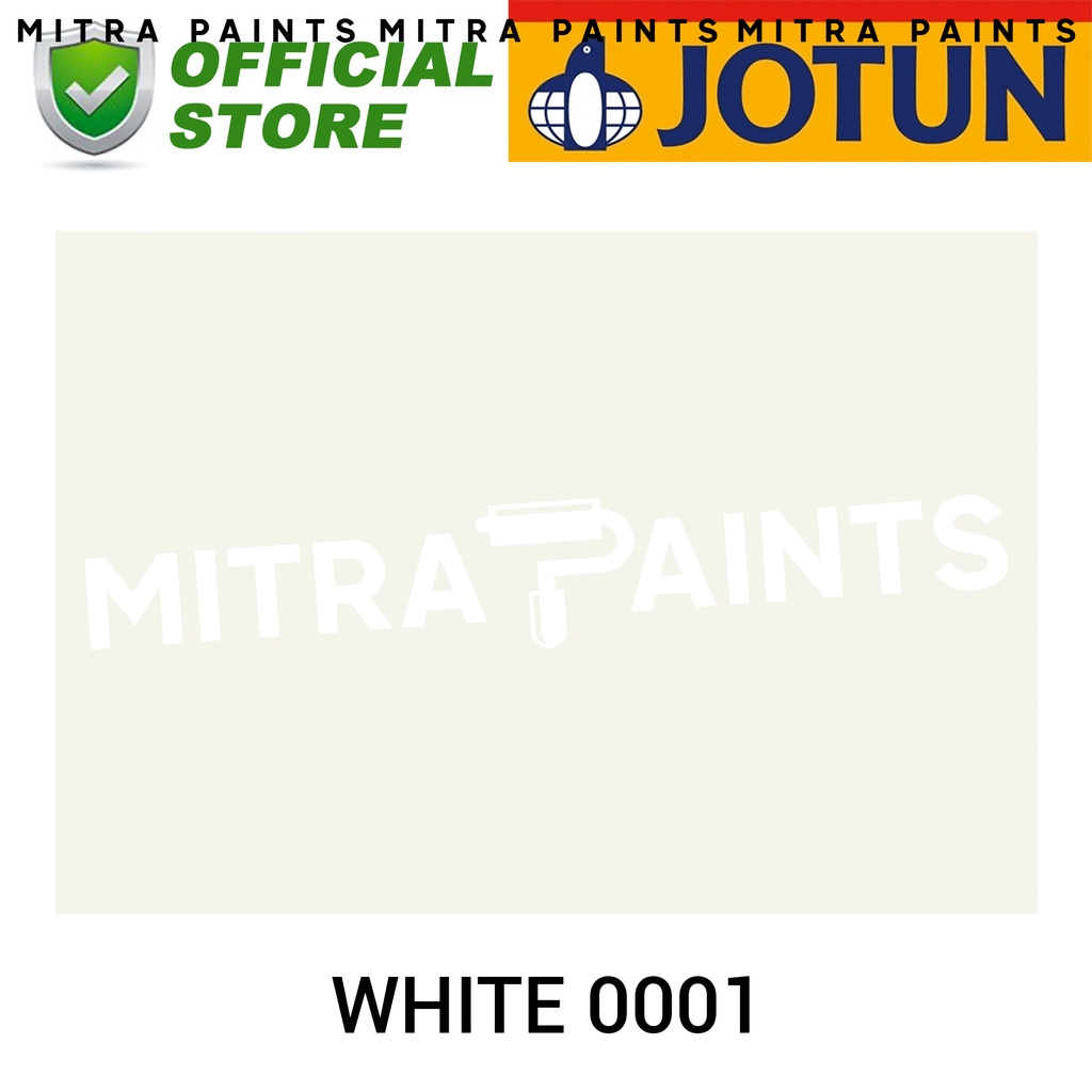 CAT TEMBOK JOTUN INTERIOR EKSTERIOR WHITE 0001 / PUTIH