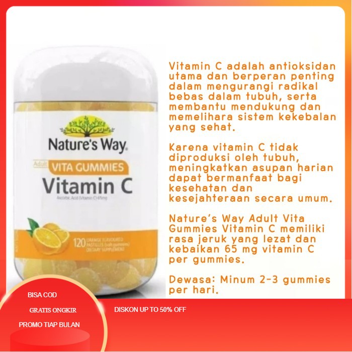 Nature's way Adult Vita Gummies Women Multivitamin Gummies Vit C - Vitamin C