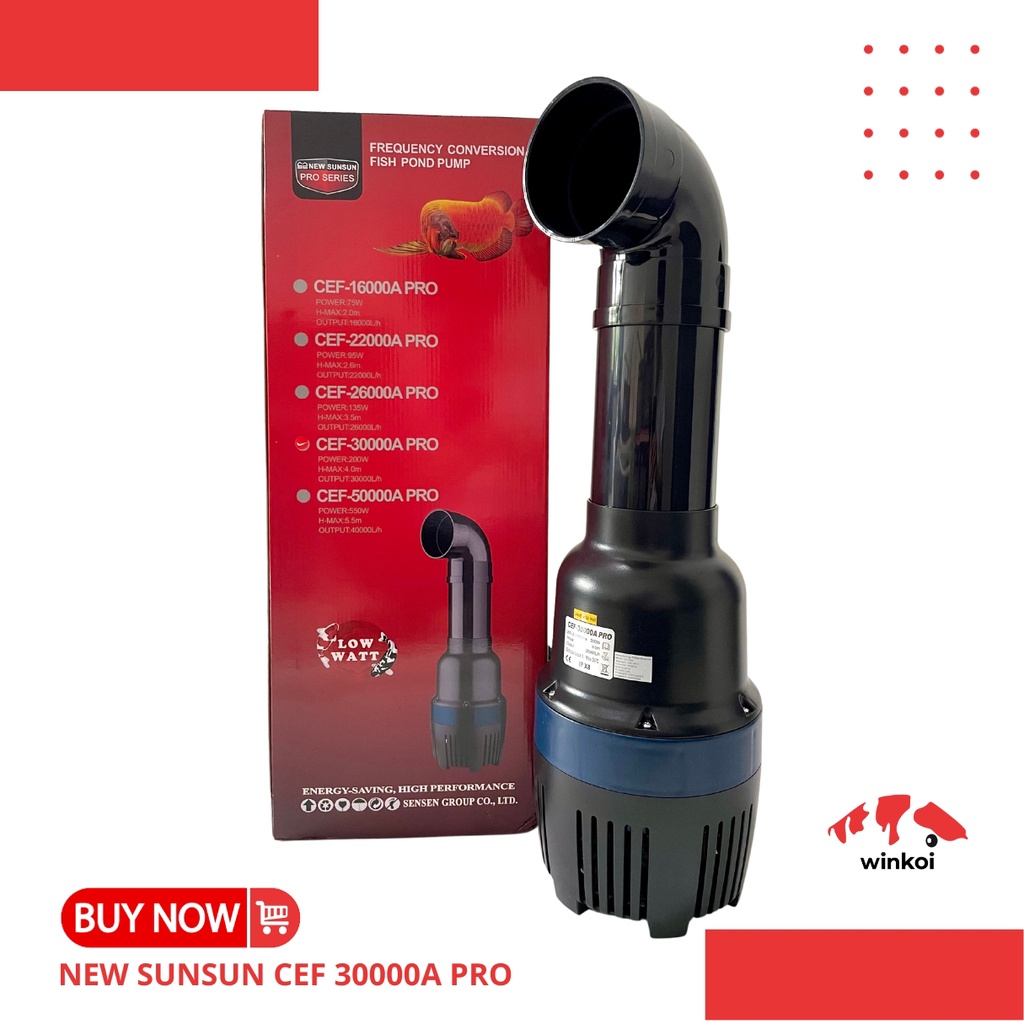 NEW SUNSUN CEF-30000 WATER PUMP POMPA CELUP KOLAM IKAN KOI Tambak CEF 30000 L/h