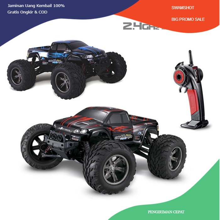 Xinlehong Mobil RC Remote Control Monster SUV 9115 2.4Ghz 2WD 40KM/JAM
