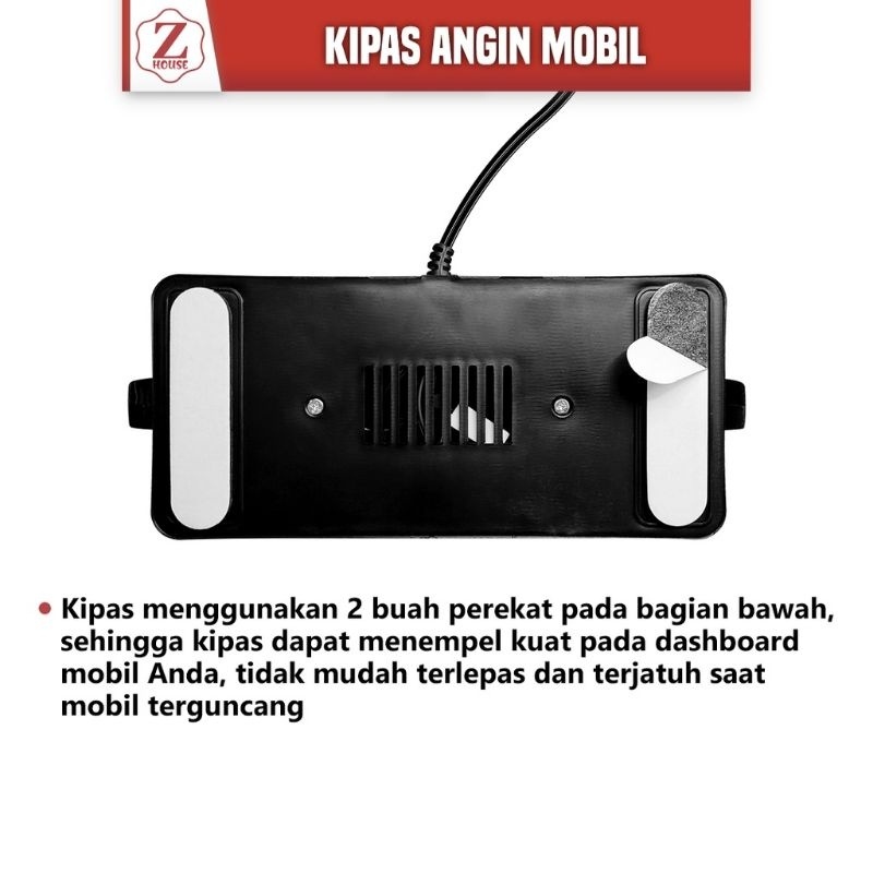 Bisa Cod Kipas Angin Mobil 12 Volt Kipas Mini Truk Double Fan Blower Usb Car Cooling Termurah