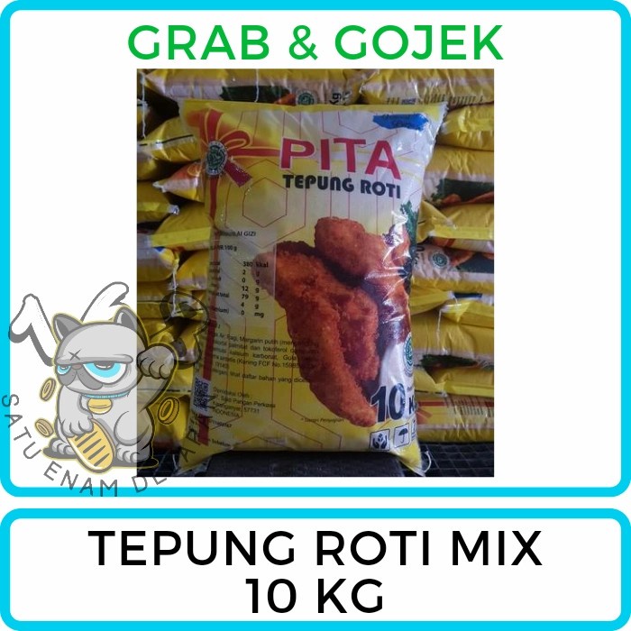 

LD-86 [GRAB GOJEK] TEPUNG ROTI BREAD CRUMB PANIR MIX SAK 10 KG TERMURAH