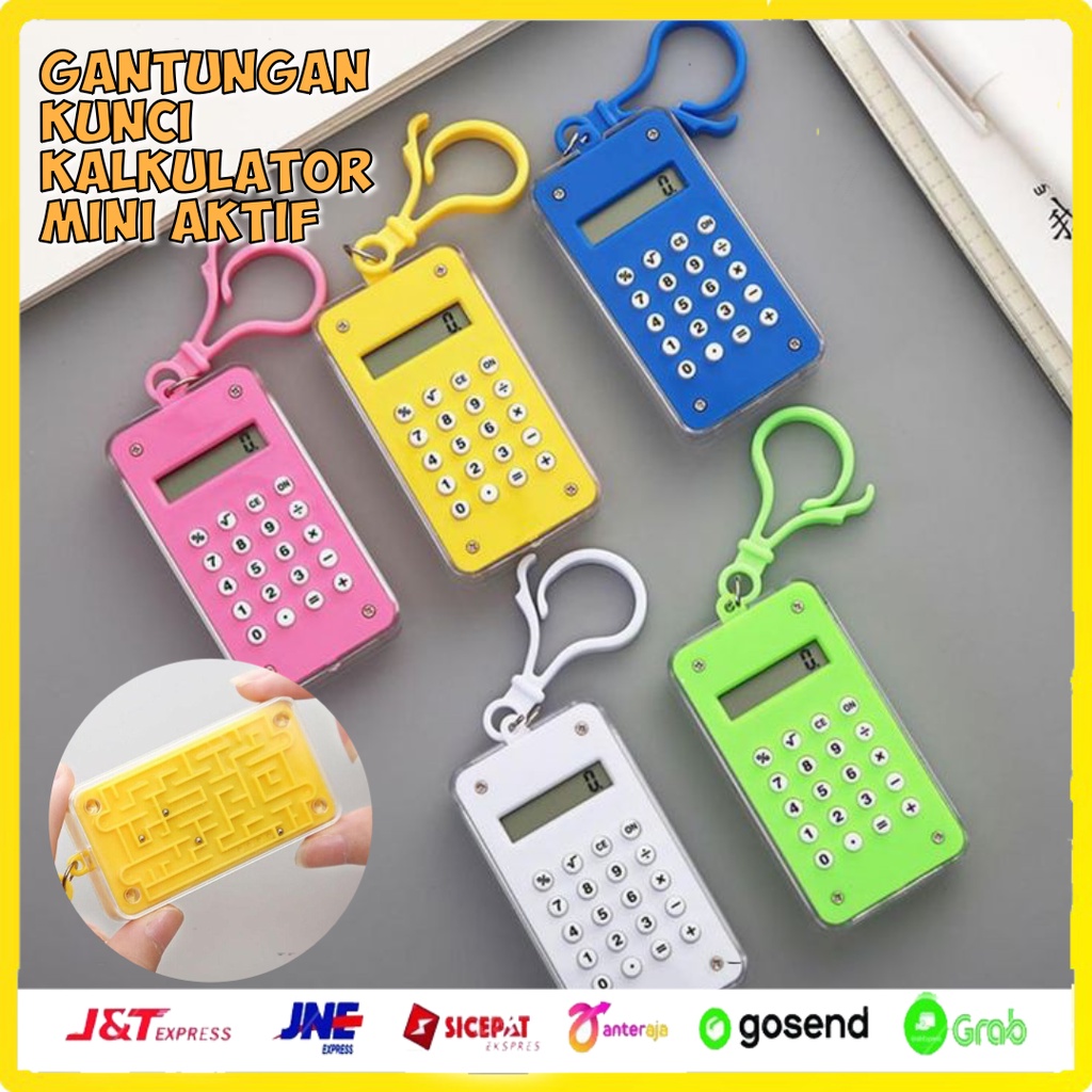 

Gantungan Kunci Kalkulator Calculator Mini Slim Mainan Maze Keychain Gantungan Kalkulator Aktif