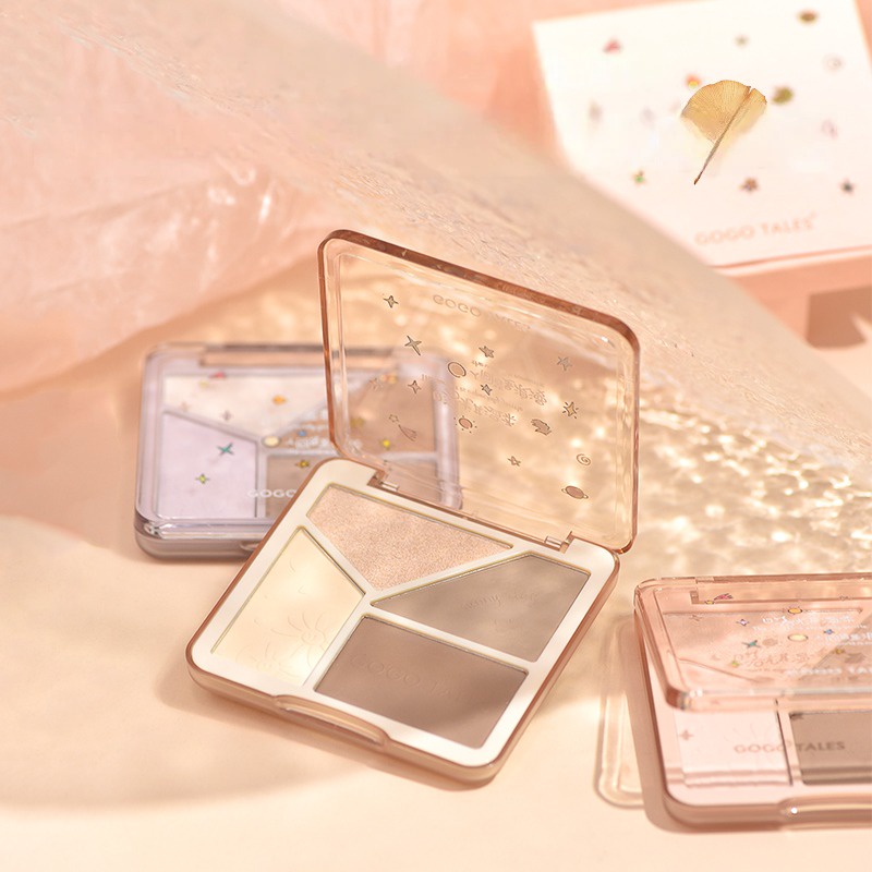 Gogo Tales Four-Color All In One Highlighter and Contour Pallete