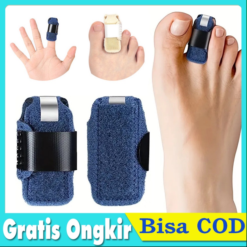 Penopang Pelurus Jari Kaki Tangan Finger Splint Patah Anak Dewasa