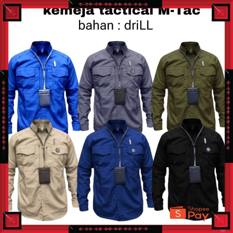 12.12 SERAGAM SALE / Kemeja Tactical M Tac | kemeja mtac | Baju PDL Tactical | Kemeja Taktical | Kem