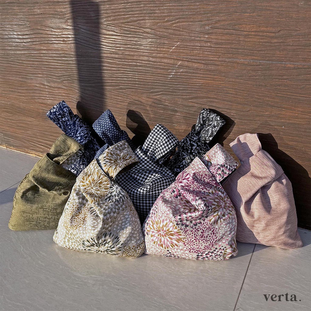 14A. Vol. 2 - CUSTOM MADE BY ORDER Japanese Knot Bag / Tas Pesta Wanita (bisa bolak balik) REAL PICT