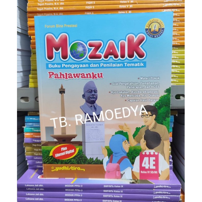 Buku Mozaik Tematik jilid 4E untuk SD/MI kelas IV Yudhistira