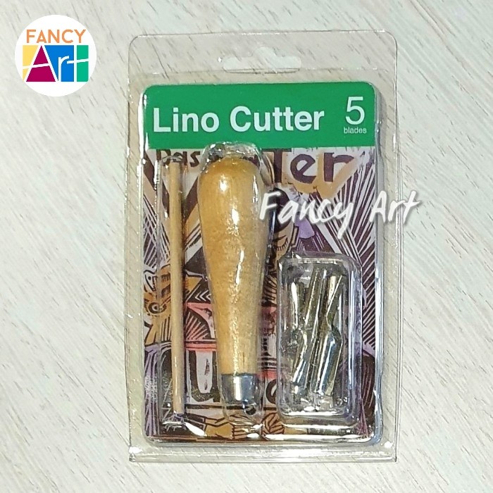 

[[ JS - BEST SELLER ]] Lino Cutter set 5 Nib Cutting Crafting Pisau Ukir Pahat Cukil
