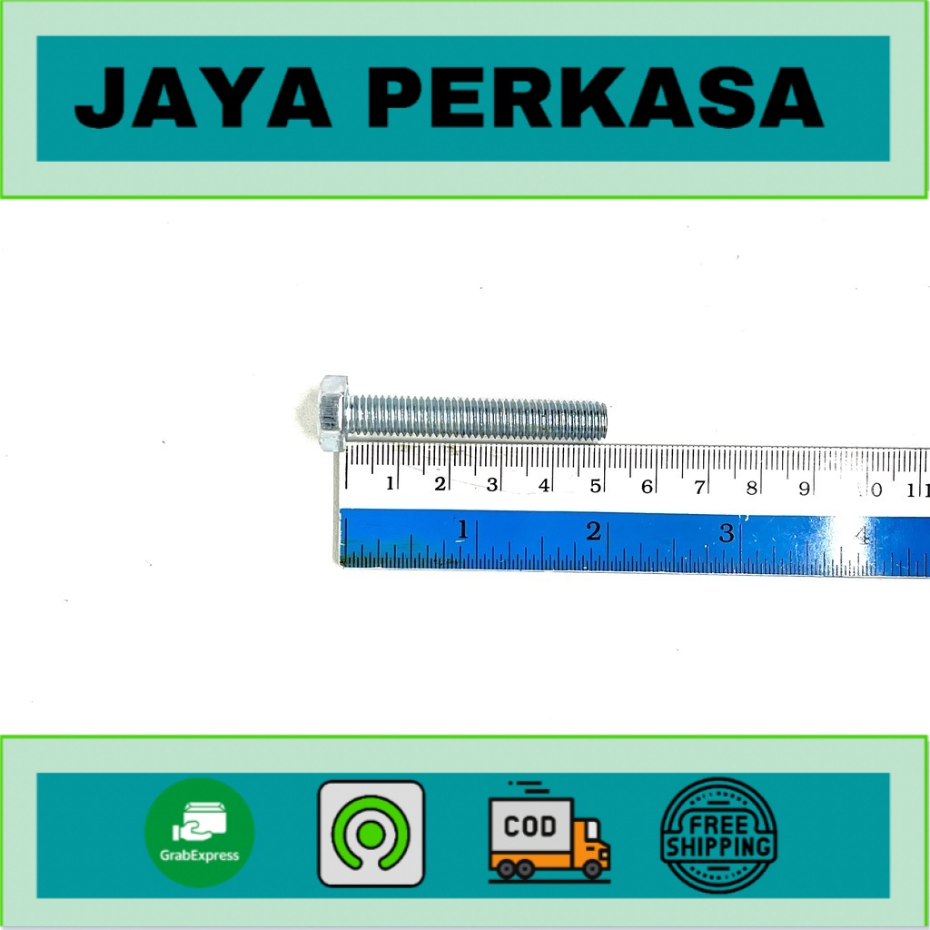 

10 PCS BAUT MUR M 08 X 50 MS PUTIH AB28