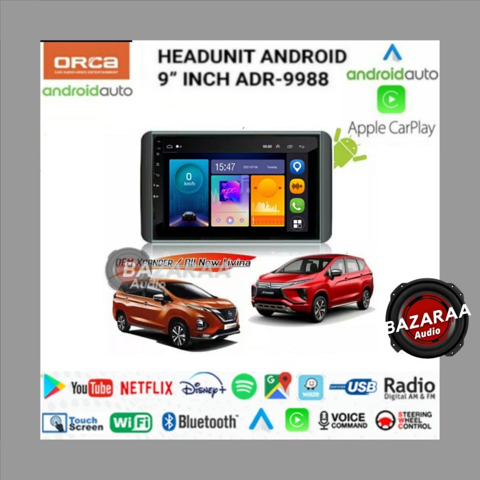 Head Unit Android ORCA 10 Inch EXPANDER / NEW LIVINA New Standard