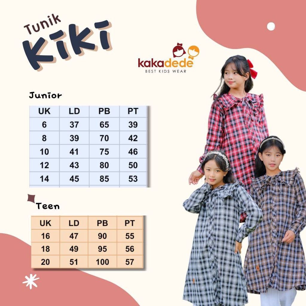 Kemeja Kaka dan Tunik Kiki Kakadede