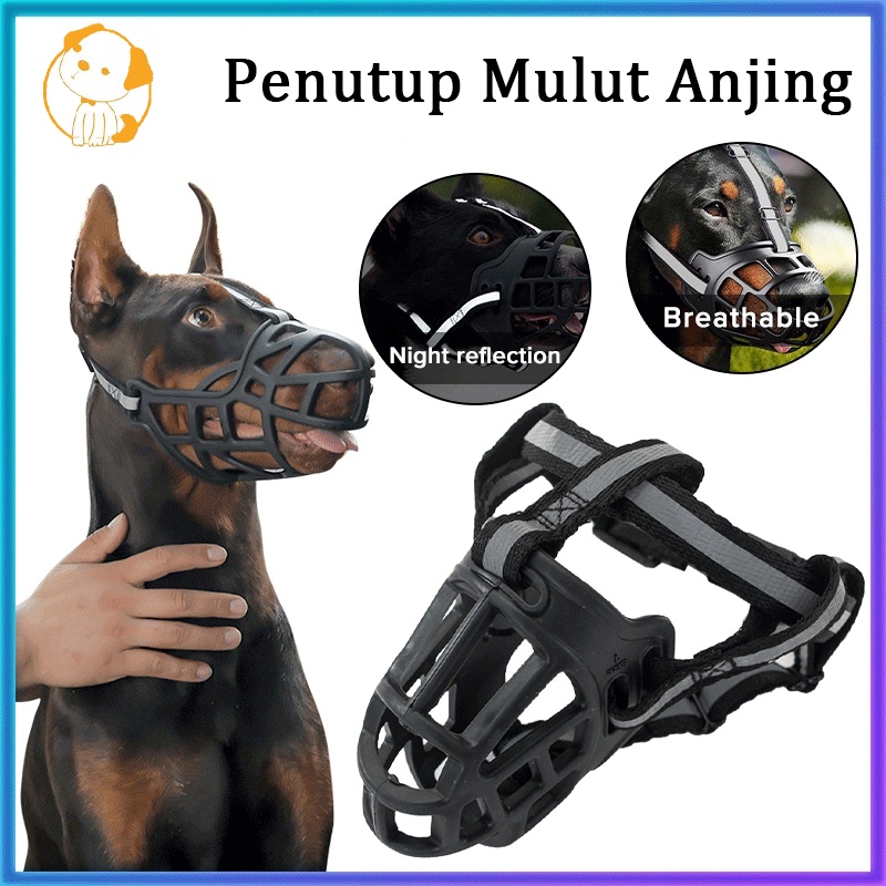 Penutup Mulut Anjing / Penutup Mulut Anjing Anti Gonggong Dan Gigit