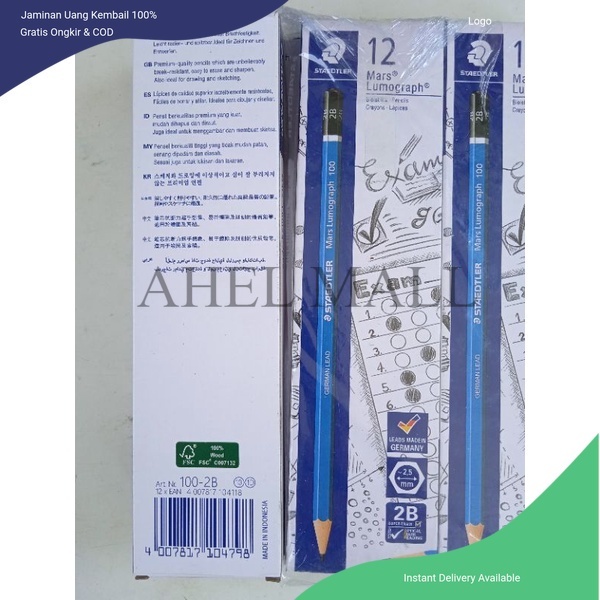 [HARGA GROSIR] Pensil 2B Staedtler 12 pcs
