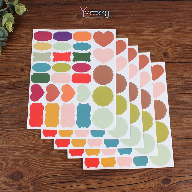 

❤️COD Stiker Hadiah Kreatif Stiker Label Warna-warni Kartun Stiker Label Perekat Diri Stiker Dinding Grafiti-Yy