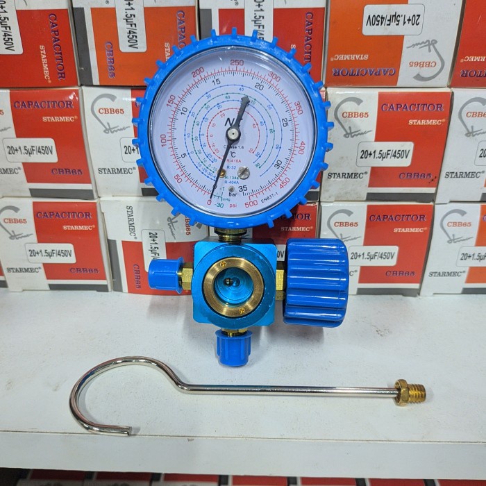 Manifold AC Single High NC R32 R410 R22 R134A 500psi