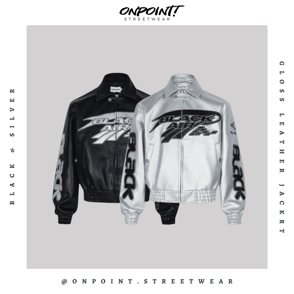 Gloss leather Jakcet - jaket kulit pria original jaket pria dewasa original jumbo gaya korea streetw