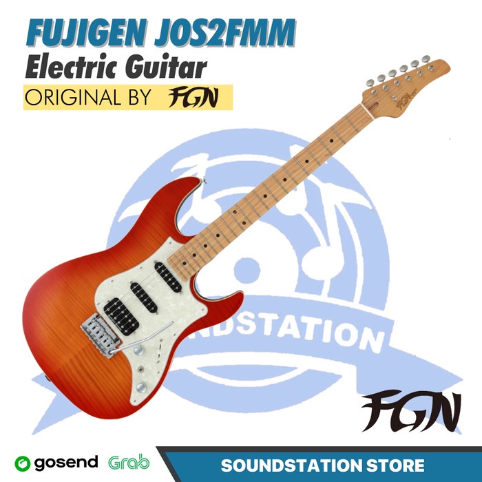 FUJIGEN FGN JOS2FMM Electric Guitar | JOS 2FMM Gitar Stratocaster