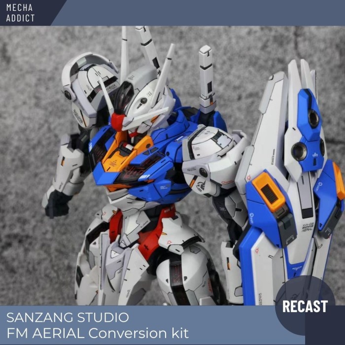 FM Gundam Aerial Resin Conversion Dress Kit Sanzang - UC Recast