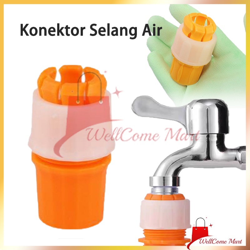 Konektor Selang Air  / Sambungan Selang Keran Air Fleksibel Anti Panas