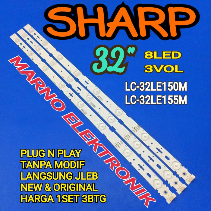BL BACKLIGHT LED TV SHARP LC-32LE155M LC32LE155M LC 32LE155M 32LE155 M