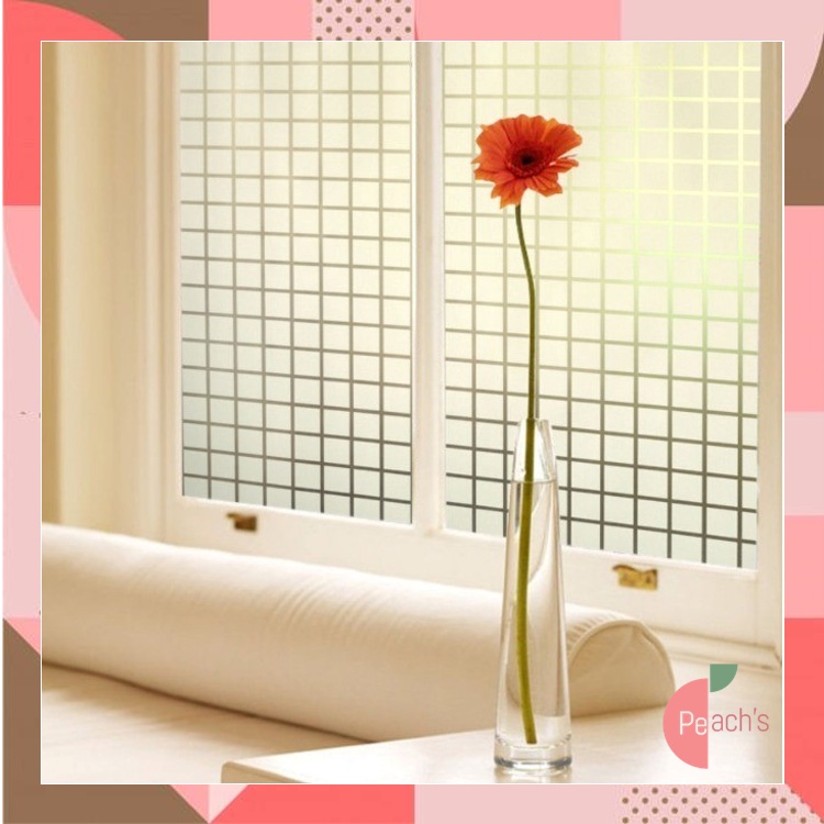 PEACHs - H5050 [5 METER] Stiker Kaca Film Jendela Rumah / Sandblast / Sticker Kaca Motif / Dekorasi 