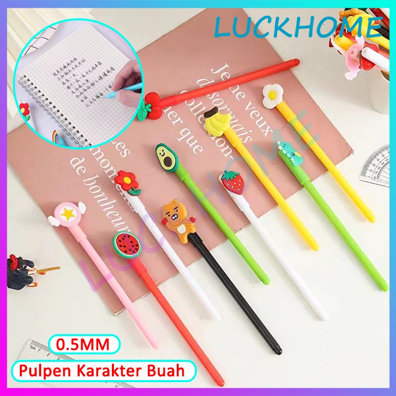 

Pena Gel Motif Karakter Lucu 0.5MM Pena Karakter 3D Warna Warni Bolpen Cute Tinta Gel Alat Tulis Kantor Sekolah