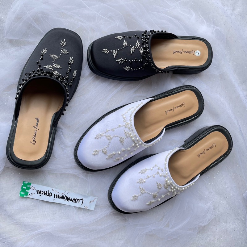 𝙇𝙐𝙎𝙄𝘼𝙉𝘼 𝘼𝙇𝘿𝙀𝙉I sepatu pengantin Pria shoes wedding  sandal selop laki laki sepatu pesta pria untuk p